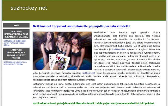 Netticasino uhkapeli unelma